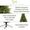8ft. Pre-Lit North Carolina Spruce Artificial Christmas Tree, Clear LED Lights